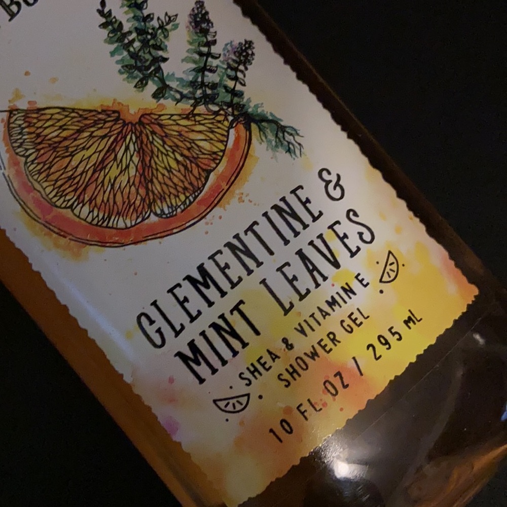 NEW: CLEMENTINE & MINT LEAVES Shower Gel Body Wash - Picture 5 of 8